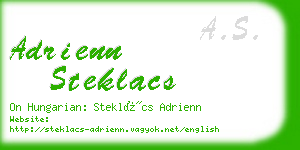 adrienn steklacs business card